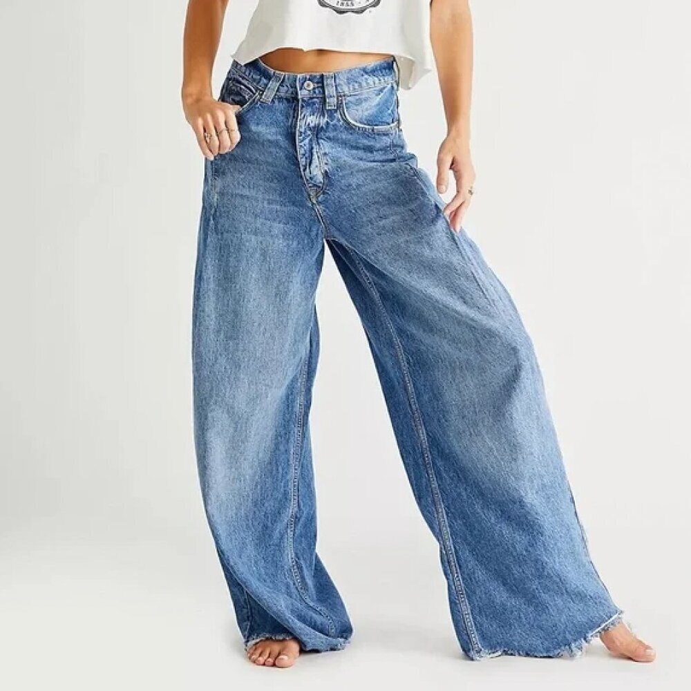 Free People We The Free Old West Slouchy Jeans